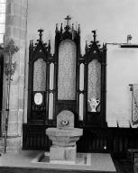 Retable, style néo-gothique, église paroissiale Notre-Dame (Île-de-Batz)