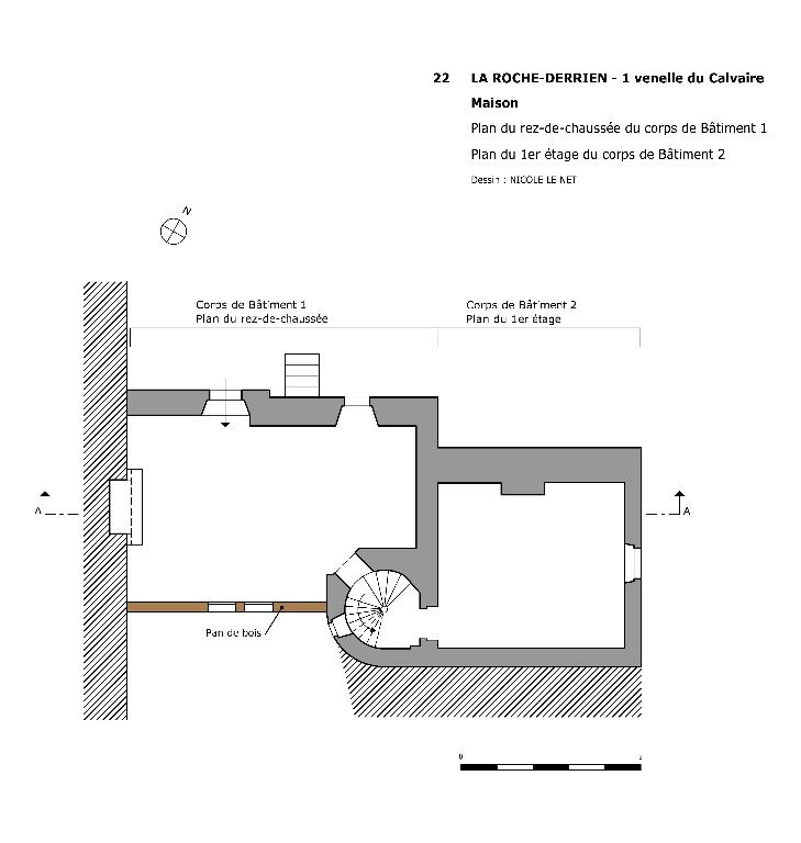 Maison de marchand, 1 venelle du calvaire (La Roche-Derrien fusionnée en La Roche-Jaudy en 2019)