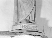 Statue (d'applique, petite nature) : Vierge à l'Enfant, dite Notre-Dame de la Clarté, chapelle Saint-Germain (Séglien)
