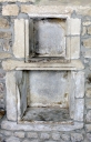 Niche-crédence et lavabo en niche