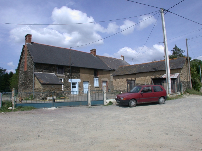 Alignement de quatre maisons, les Forges (Cesson-Sévigné)