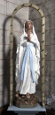 Statue sur socle : Vierge, dite Notre-Dame de Lourdes