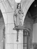 Statue (statuette), dite sainte Evette ou Edwette, église paroissiale Saint-Onneau (Esquibien fusionnée en Audierne en 2016)