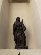 Statue : Sainte Reine, église paroissiale Saint Pierre (Beignon)