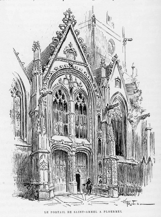 Église paroissiale Saint-Armel, place de l'église (Ploërmel)