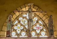 Poutre de gloire, chapelle Saint-Antoine (Ploërmel)