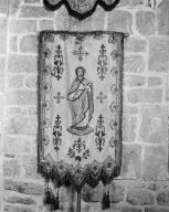 Bannière de procession : Immaculée Conception, Sacré Coeur, chapelle Notre-Dame-de-Vérité (Caudan)