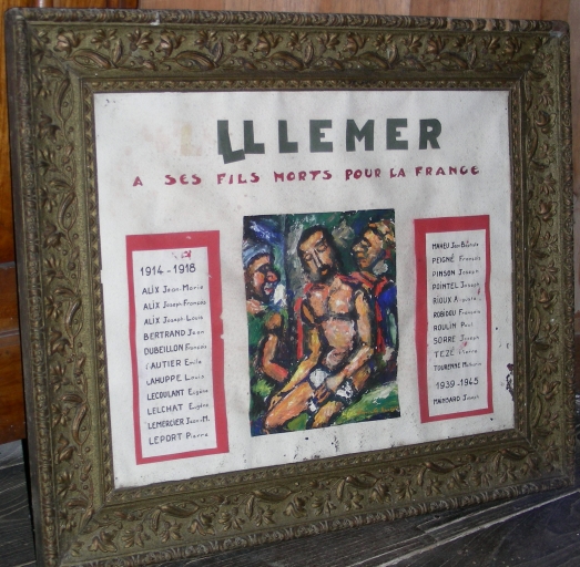 Tableau commémoratif des morts