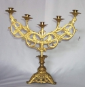 Paire de chandeliers d'église