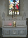 Ensemble du maître-autel : autel, retable, tabernacle, exposition, gradin d'autel, degré d'autel