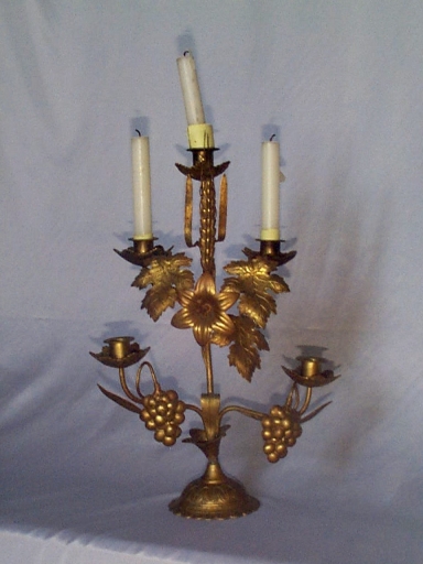 Ensemble de 2 chandeliers d'autel
