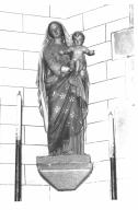 Statue : Vierge à l'Enfant, église paroissiale Saint-Clet (Cléden-Cap-Sizun)