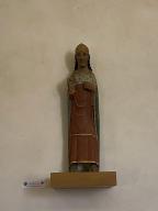 Statue : saint Évêque bénissant, église Saint-Jean-Baptiste du Temple (Carentoir)