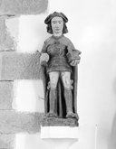 Statue (d'applique, demi-nature) : saint Adrien, chapelle Sainte-Anne (Cléguérec)