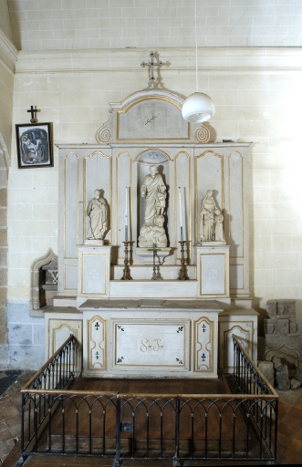 Ensemble de 2 clôtures de chapelle