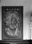 Tableau : Donation du rosaire à saint Dominique et sainte Catherine de Sienne, église Notre-Dame de la Tronchaye (Rochefort-en-Terre)