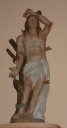 Statue : saint Sébastien, église paroissiale Saint-Aubin (Yffiniac)