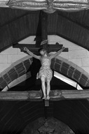 Croix : Christ en croix, église paroissiale Saint-Médard (Billé)