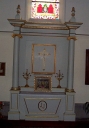Ensemble de l'autel secondaire : autel, retable, tableau, gradin, tabernacle
