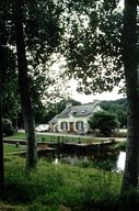 Site de l'écluse de Cadoret (écluse n° 43 du Canal de Nantes à Brest, située à Pleugriffet)