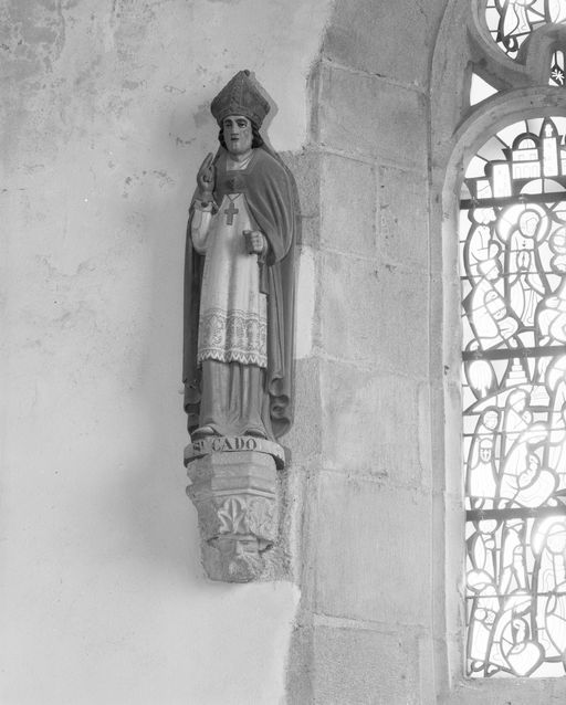 Statue : Saint Cado, église Saint-Pierre-Saint-Paul (Guégon)