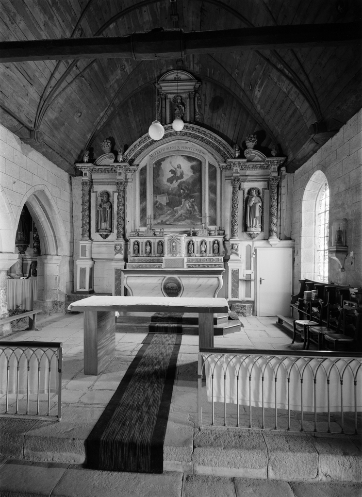 Retable (retable architecturé), église paroissiale Saint-Pierre-Saint-Paul (Lignol)