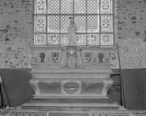 Autel, tabernacle (maître-autel, autel tombeau, tabernacle à ailes), chapelle Sainte-Thérèse (Fougères)