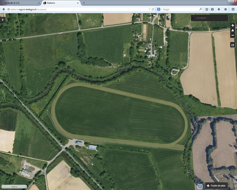 Hippodrome dit du "Pré-Naval" ou "de La Gacilly" (Glénac fusionnée en Gacilly en 2017)