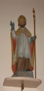 Statue : saint Brieuc, église paroissiale Saint-Aubin (Yffiniac)