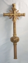 Ensemble de 2 croix de procession