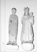 Statue : saint abbé dit Saint Rémy, chapelle Saint-Maur (Ploërmel)