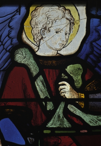 Verrières à personnages des baies 3, 4 : Passion, Saint Pierre, Saint Paul