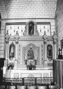 Retable, autel et clôture de la chapelle sud