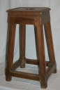 Ensemble de 5 tabourets d'église