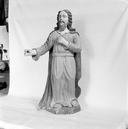 Statue (petite nature, d'applique) : saint Joseph, chapelle Saint-Jean (Saint-Nic)