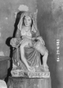 Groupe sculpté : Piéta, église paroissiale de Saint-Hernin (Saint-Hernin)