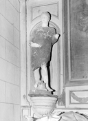 Statue (petite nature) : saint Jean-Baptiste, église paroissiale Saint-Brévin (Berné)