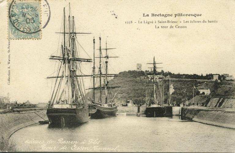 Le site d'écluse du port du Légué (Saint-Brieuc)