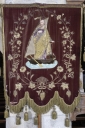 Bannière de procession paroissiale : Saint Pierre, Saint Joseph et l'Enfant