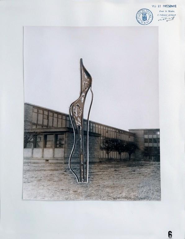 Décoration au titre du 1% du lycée Bréquigny (Rennes)