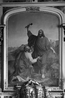 Tableau : donation des clés à Saint-Pierre, église paroissiale Saint-Martin (Guichen)