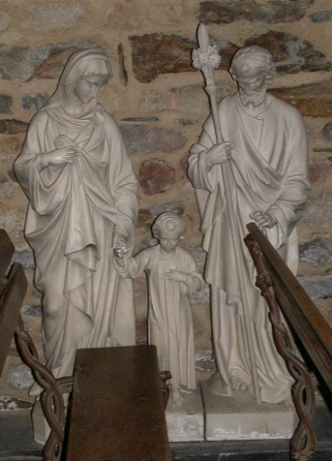 Groupe sculpté : Sainte Famille