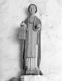 Statue (d'applique, petite nature) : saint Côme, chapelle Saint-Patern (Malguénac)