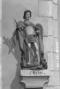 Statue : Saint Michel, église paroissiale de Saint-Hernin (Saint-Hernin)