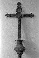 Croix de procession n° 1, église paroissiale Saint-Malo (Locmalo)