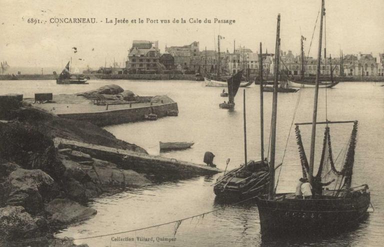 Le Passage de Lanriec et son bac (Concarneau)