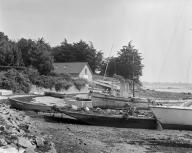 Remise à bateaux, anse de Porh Mor, près de Kerners (Arzon)