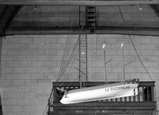 Ex-voto : bateau dit le bigorneau, église paroissiale Saint-Sauveur (ou Saint-Goustan) (Auray)