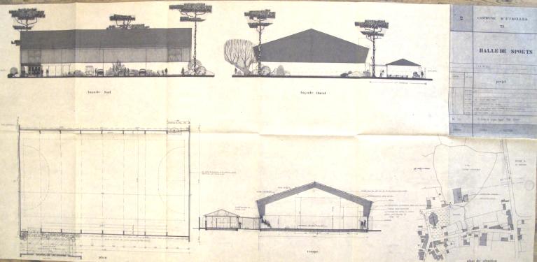 Complexe sportif, place du chanoine Delalande (Etrelles)