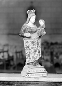 Statue (statuette) : Vierge à l'Enfant dite Notre-Dame de la Mercy, église paroissiale Saint-Malo (Locmalo)